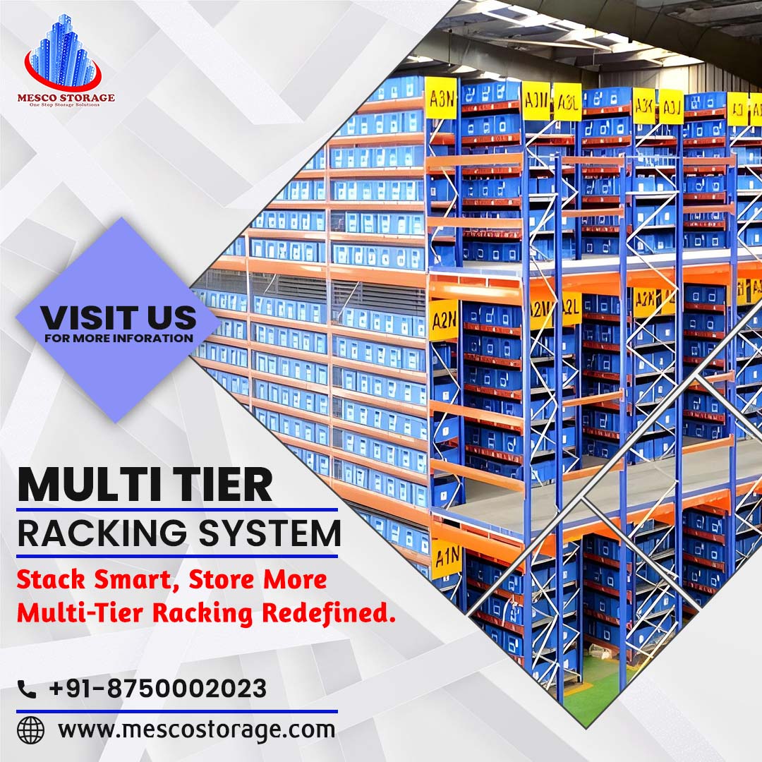 MescoStorage's tweet image. Maximize your storage space with our Multi Tier Racking System 📦🏗️. It&apos;s perfect for organizing and optimizing any warehouse or storage area! 📊🚀

📲 : +91-8750002023 | 9795143994
🌐: mescostorage.com
📧 : sales@mescostorage.com

#MultiTierRacking #WarehouseStorage