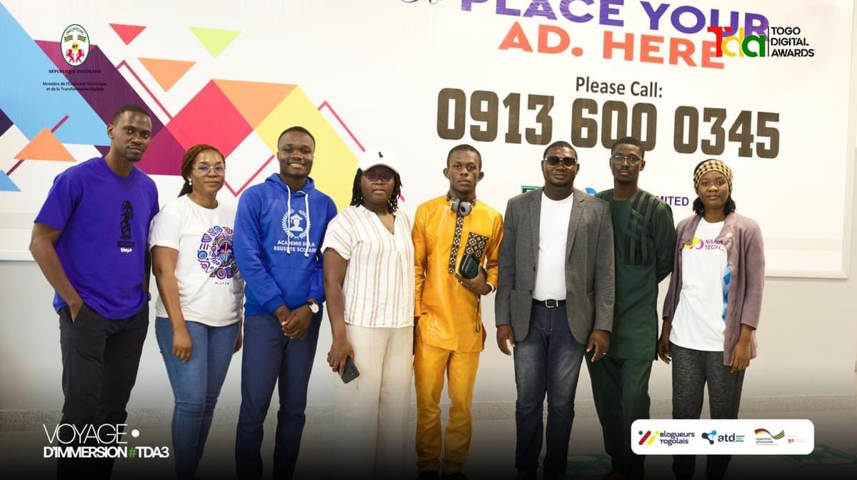 Par la voix du comité d'organisation du Togo Digital Awards, nous adressons nos sincères remerciements au Ministère de l'Economie Numérique et de la Transformation Digitale, à <a href="/digitalgouvtg/">Agence Togo Digital</a> ainsi qu’à la Coopération Allemande GIZ Togo pour avoir financé intégralement, du 08 au