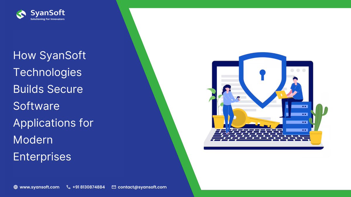 syansoft's tweet image. How SyanSoft Technologies Builds Secure Software Applications for Modern Enterprises
In today's digital era, the security of #softwareapplications is more critical than ever.
#SecureSoftwareDevelopment