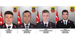 uzunkoprubel's tweet photo. Tunceli'nin Ovacık ilçesinde askeri aracın kaza yapması sonucu, araçta bulunan 4 askerimiz şehit oldu. 1 askerimiz yaralandı.

Şehitlerimize Allahtan rahmet, ailelerine, sevdiklerine başsağlığı diliyoruz. 🇹🇷

Yaralı askerimize acil şifalar diliyoruz. https://t.co/Ygv8BDOKFs
