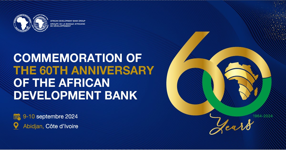Join us over the next 2 days as we mark our 60th anniversary under the theme "60 Years of #MakingADifference."

Watch the #AfDBat60 celebrations online: bit.ly/AfDBat60LIVE