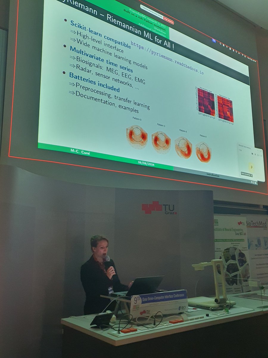 Arthur Desbois (@adesboisdev) on Twitter photo . <a href="/MConstanceCorsi/">Marie-Constance Corsi</a> started the workshop with an overview of #OpenSource tools, packages, libraries used in #BCI today, for data manipulation, machine learning, etc. . <a href="/MConstanceCorsi/">Marie-Constance Corsi</a> started the workshop with an overview of #OpenSource tools, packages, libraries used in #BCI today, for data manipulation, machine learning, etc.