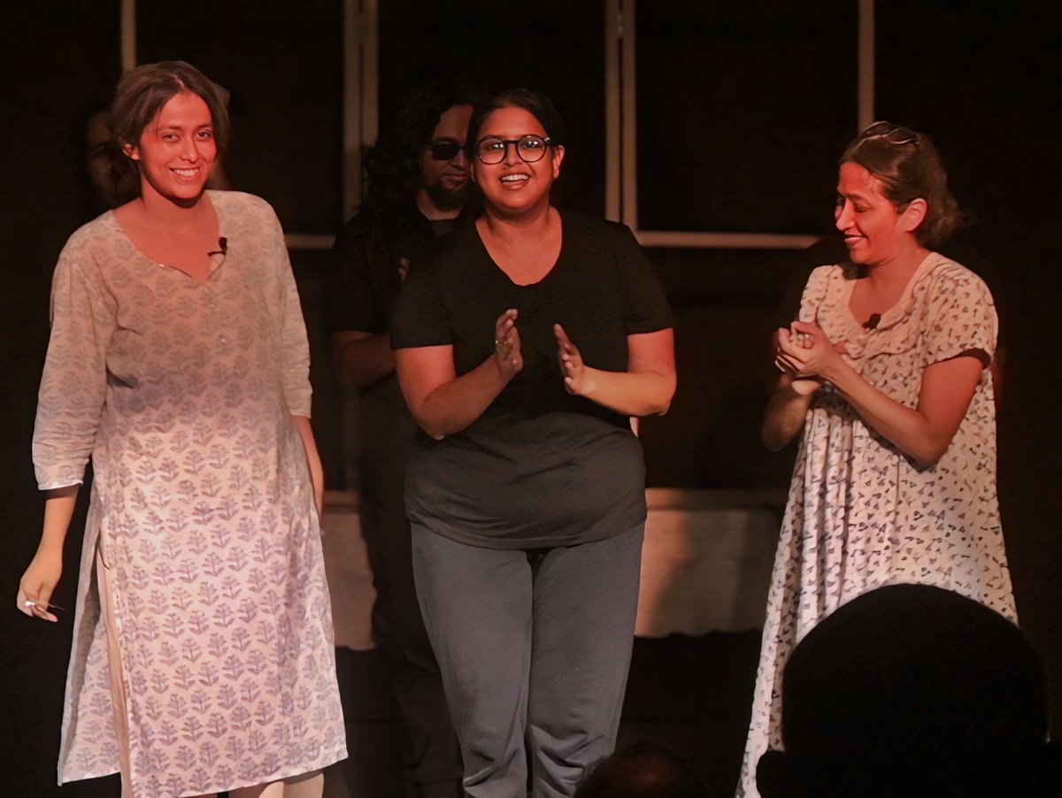 indianortheast's tweet photo. AGORA presented "The Chairs – A #Musical" in #Guwahati! Directed by 21-year-old Shristi Bhagawati &amp; Radhika Goswami, with live #music by Music Malt &amp; choreography by Nandini Handique. Starring Indrani Sinha Das &amp; more. A brilliant debut by Shristi!

https://t.co/UvCzivnHqX
#drama https://t.co/Ew4MYsKh2D