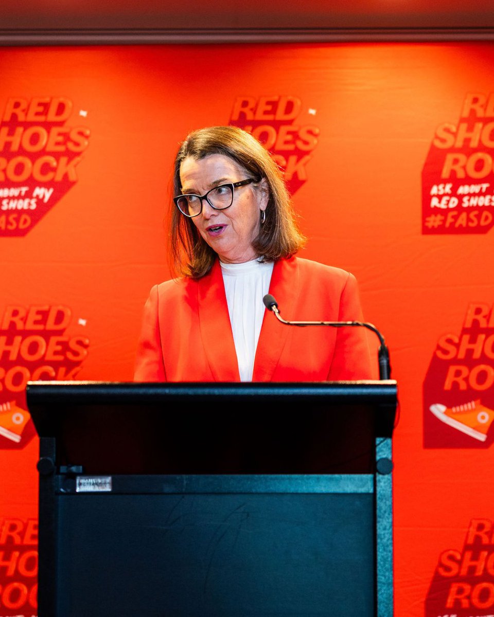 Thank you to everyone who joined us to mark International #FASDAwarenessDay at Parliament House in Canberra today, including Federal Minister for Health and Aged Care <a href="/Mark_Butler_MP/">Mark Butler MP</a> and Shadow Minister for Health and Aged Care <a href="/anne_ruston/">Anne Ruston</a>. 

#RedShoesRock #FASD