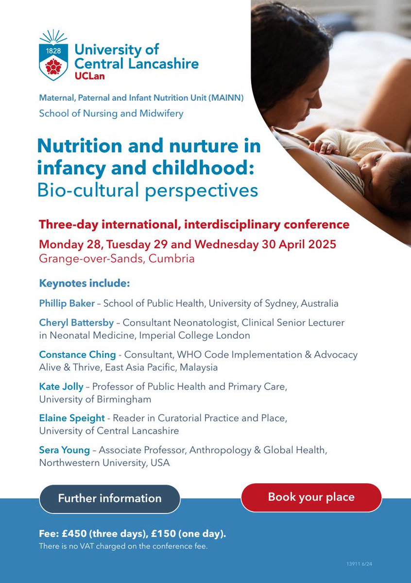 Lucy Hives (@lucyhives) on Twitter photo The Nutrition and Nurture Conference is happening in April 2025 ๐!
Book your place shorturl.at/9QWDj and submit your abstract shorturl.at/kzTom
Please share ๐<a href="/HollyMidwife/">Holly Jenkins</a> <a href="/cmaxwelluk/">Dr Clare Maxwell</a> <a href="/Digital_midwife/">Sarah Lumley</a> <a href="/Eleanorpop5504/">Eleanor Brown ๐</a> @hallmum5 <a href="/manlove_lisa/">Lisa Manlove</a> <a href="/georginamayes77/">Georgina Mayes (She/Her)</a> The Nutrition and Nurture Conference is happening in April 2025 ๐!
Book your place shorturl.at/9QWDj and submit your abstract shorturl.at/kzTom
Please share ๐<a href="/HollyMidwife/">Holly Jenkins</a> <a href="/cmaxwelluk/">Dr Clare Maxwell</a> <a href="/Digital_midwife/">Sarah Lumley</a> <a href="/Eleanorpop5504/">Eleanor Brown ๐</a> @hallmum5 <a href="/manlove_lisa/">Lisa Manlove</a> <a href="/georginamayes77/">Georgina Mayes (She/Her)</a>