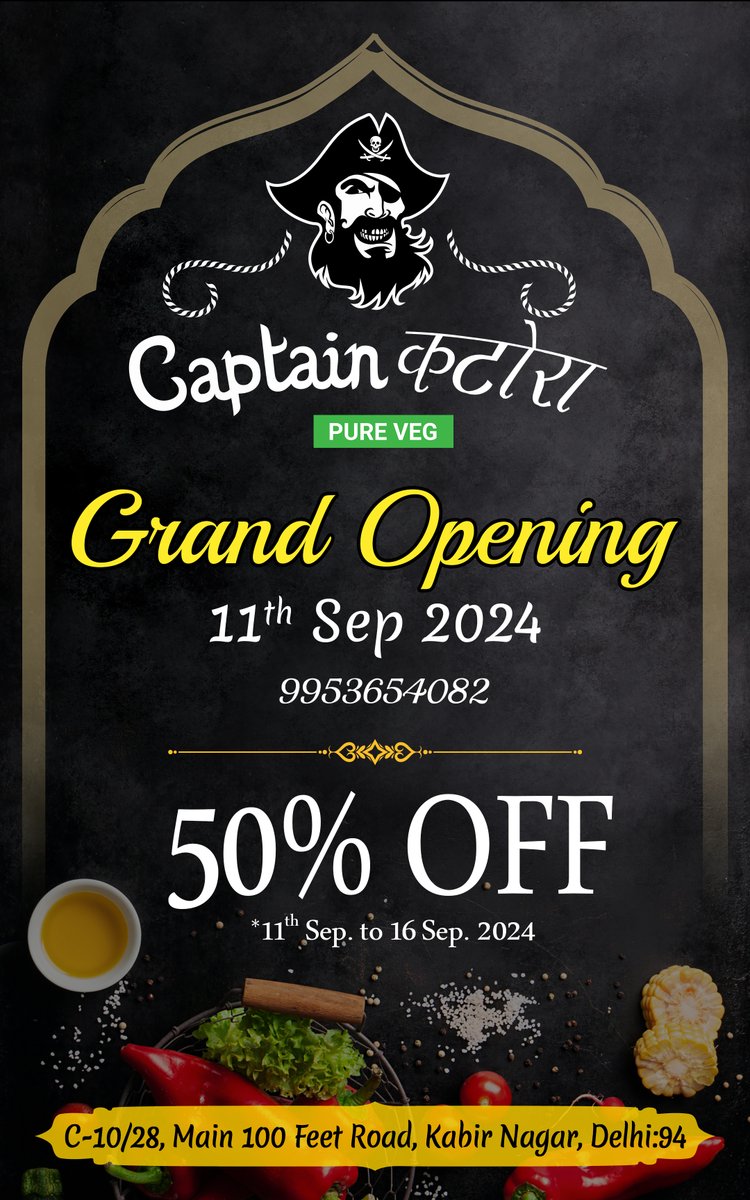 CaptainKatora's tweet photo. Captain Katora Inviting You for Grand Opening of New Branch at Kabir Nagar, Durgapuri Road https://t.co/oKBC2G6sBB