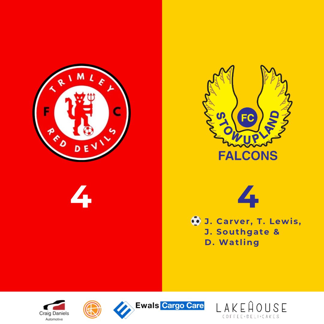 StowFalcons's tweet photo. Tough starts for our Reserves and Women’s sides this weekend, but the Sunday Men made it two wins from two, whilst our 1st team maintained their unbeaten start thanks to a last minute equaliser from GK @dwatling29 #SFFC 🟡🔵 https://t.co/XCjweH9DKo