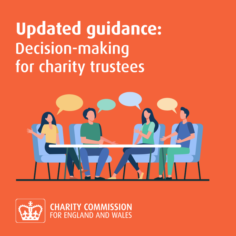All trustees make decisions for their charity. But are you complying with the 7 decision-making principles when you make those decisions?

Read our refreshed guidance: gov.uk/government/pub…