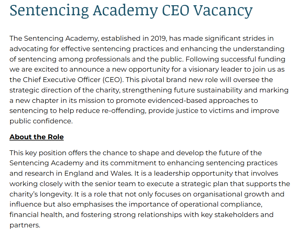 Sentencing Academy tweet media