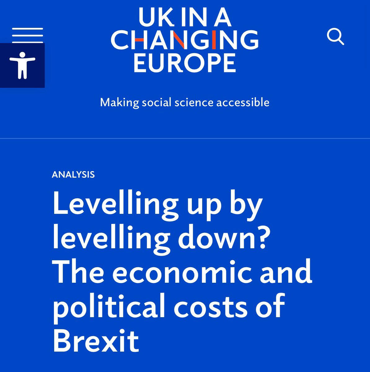 LizWebsterSBF's tweet photo. 🔴 Richer regions have been more severely affected by Brexit, thereby contributing to reducing regional inequalities but while making the whole of the UK poorer.

🔴 The cost of Brexit is notably different for the different countries and regions of the UK. The economic decline is most pronounced in England and Scotland, with GDP reductions of -7% and -8.7%. West Midlands, London, and coastal districts and cities have been hit hardest.

🔴 In contrast, Northern Ireland has mostly benefited, highlighting the regional disparities caused by Brexit. NI is a notable exception as it has effectively remained within the EU’s customs union and single market.

🔴This special status has allowed Northern Ireland to reconfigure its trade towards Ireland, significantly benefiting cross border trade and the border areas, while causing significant economic damage to ports previously key hubs for trade with mainland Europe and Great Britain. 

🔴The overwhelming majority of local authority districts in Northern Ireland have outperformed their relative synthetic control estimate with an apparent pattern that suggests that rural and communities making up the UK’s last remaining land border with the EU may have benefited.

Read more 👇

https://t.co/V09QDr3nNe