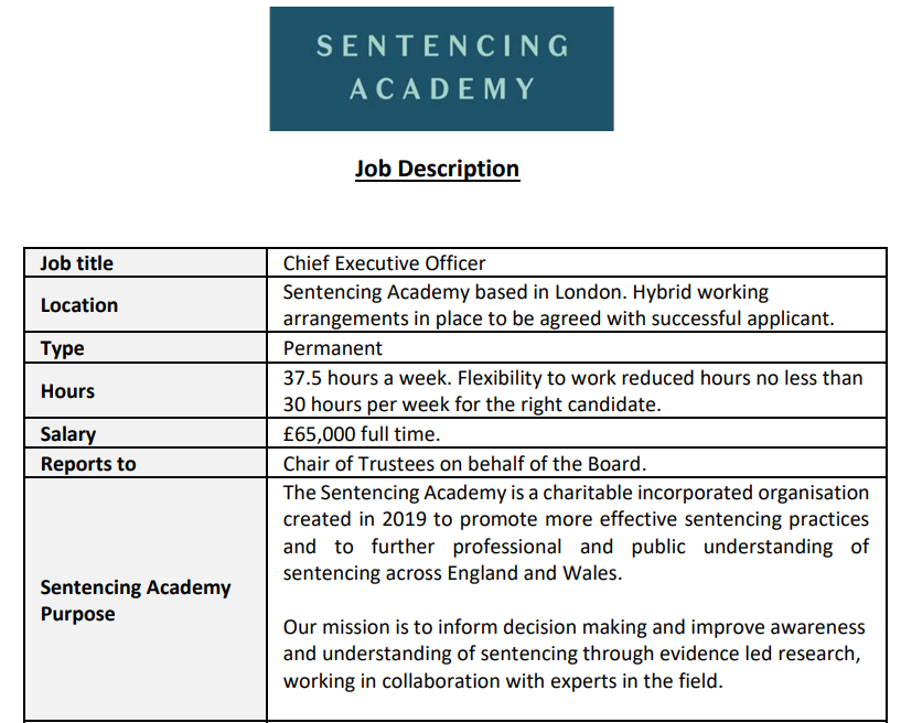 Sentencing Academy tweet media