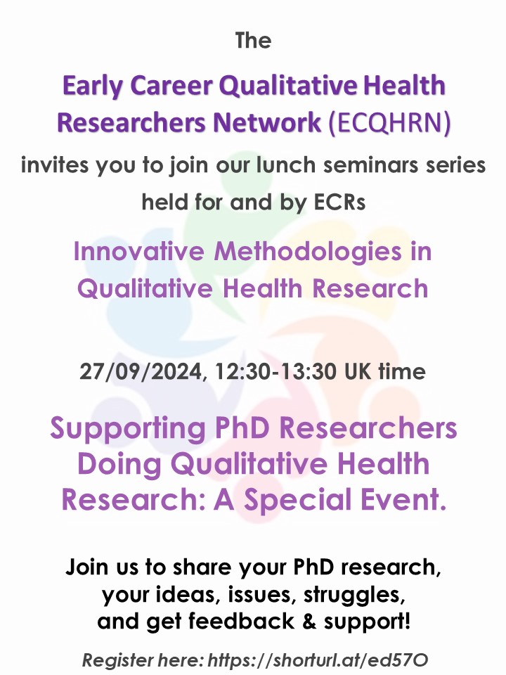 Early Career Qualitative Health Researcher Network tweet media