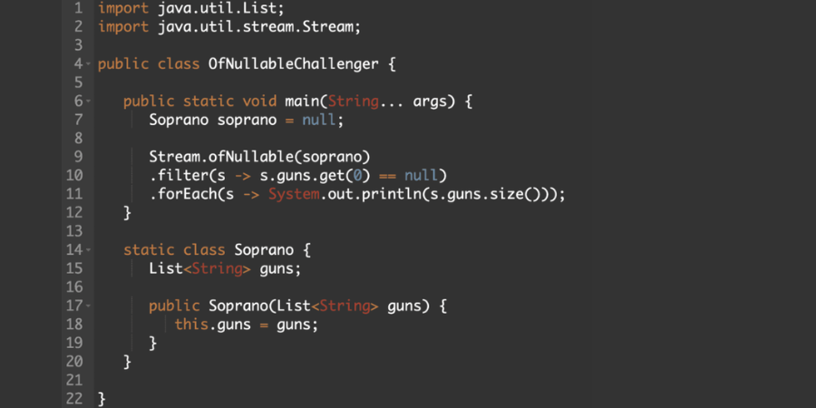 RafaDelNero's tweet image. Enhance Java skills with Soprano ofNullable Stream Challenge! Explore Java 9's Optional in streams, master List manipulation. 🚀
🔗 bit.ly/4bohqio
#Java #JavaChallenge #OptionalStream #ProgrammingSkills