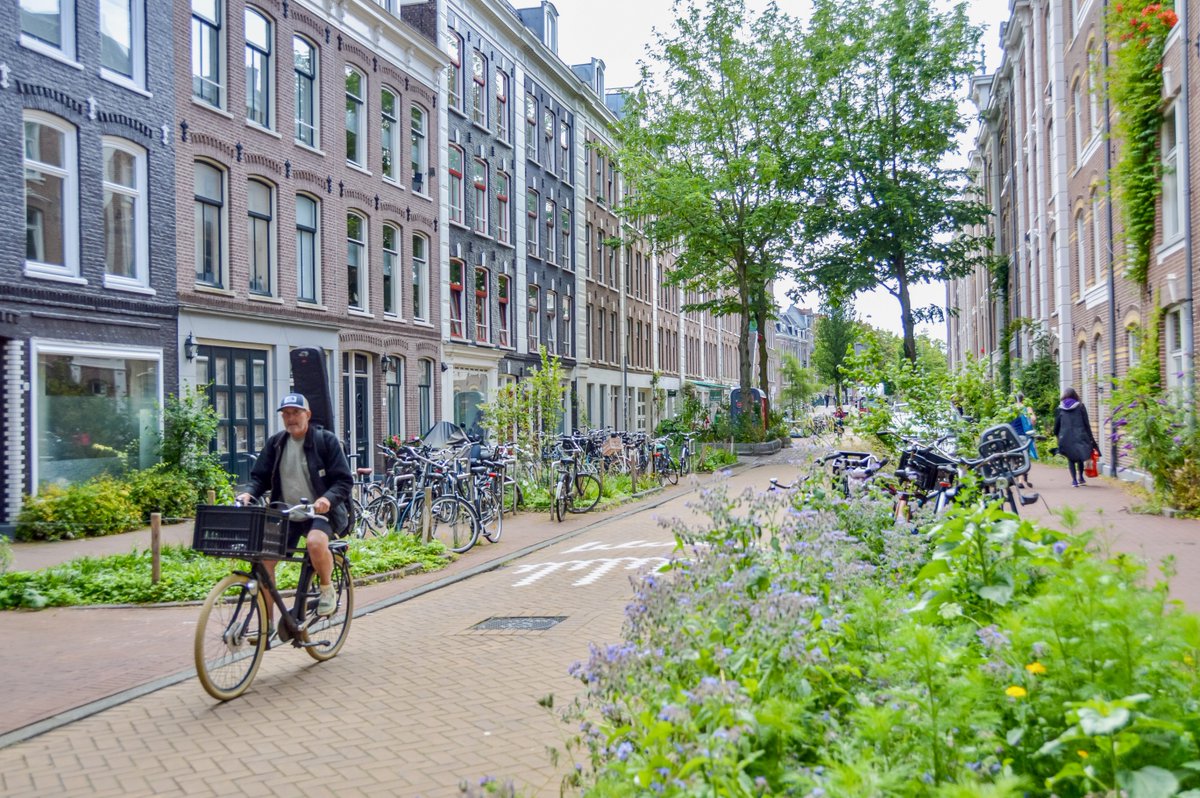 ATTRACTIVENESS is one of five design principles Dutch planners use to create successful cycling networks.

How can one apply it?
🌳 Plan cycle links in lively and/or green areas
🏭 Avoid links in industrial, dark, deserted areas
🌈 Consider lighting, street furniture, street art
