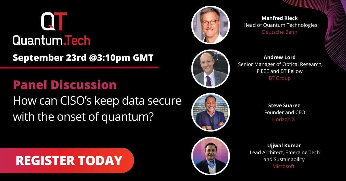 As quantum technology advances, the question isn't if your data will be at risk, but when. Are CISOs ready to defend against the next wave of cyber threats?

#Cybersecurity #QuantumComputing #CISO #QuantumThreats #DataSecurity #QT24 #cryptography  lnkd.in/eXfezgSP?utm_s…