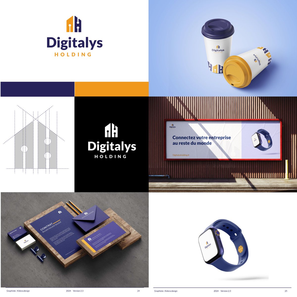 KidoraDesign's tweet photo. My new visual identity creation for Digitalys holding.
#logo #brandidentity #news https://t.co/Yv1LuUGGaq