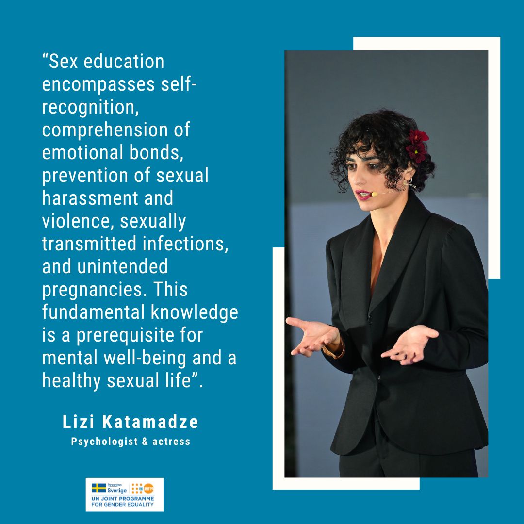 UNFPA Georgia (@unfpageorgia) on Twitter photo For the first time this year, <a href="/UNFPAGeorgia/">UNFPA in Georgia</a> has collaborated with <a href="/tedxtbilisi/">TEDxTbilisi</a> youth initiative to promote age-appropriate health & personal safety education. Drawing upon her experiences, psychologist & actress Lizi Katamadze has delivered an inspiring speech to adolescents 👏 For the first time this year, <a href="/UNFPAGeorgia/">UNFPA in Georgia</a> has collaborated with <a href="/tedxtbilisi/">TEDxTbilisi</a> youth initiative to promote age-appropriate health & personal safety education. Drawing upon her experiences, psychologist & actress Lizi Katamadze has delivered an inspiring speech to adolescents 👏