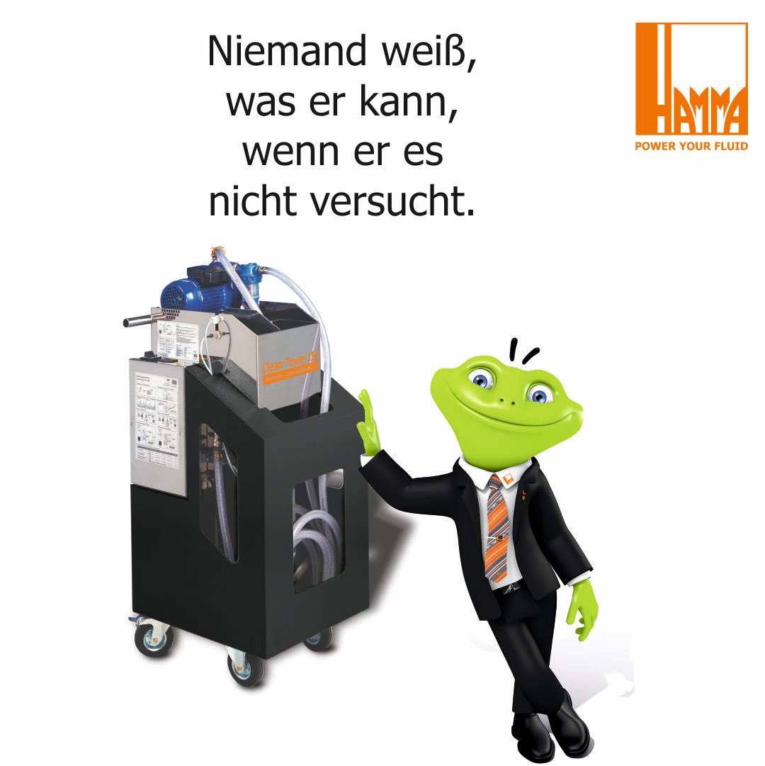 HammaUwt's tweet photo. Wir wünschen euch einen Hamma Start in die neue Woche 😊🐸

#montag #motivation #kühlschmierstoffpflege #metallbearbeitung #spruch #hammamontag #frosch #ceo #systemlieferant #hamma #misceo #biobalance #kss #pflege #poweryourfluid https://t.co/59K836bw1N