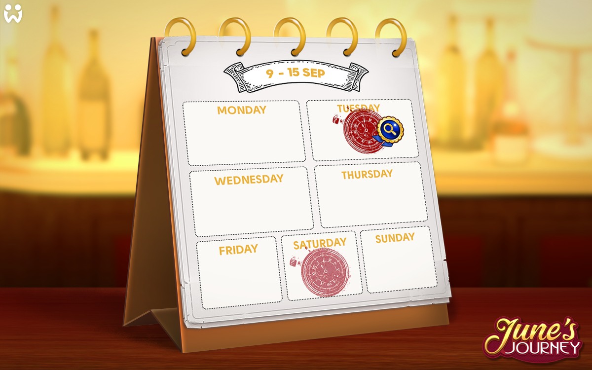 Hey Detectives! We've got an exciting week ahead in the lounge! Check out the weekly schedule below.

Tuesday, September 10th: Time Rush (2x League Points)
Friday, September 14th: Scene Shift

Have fun!