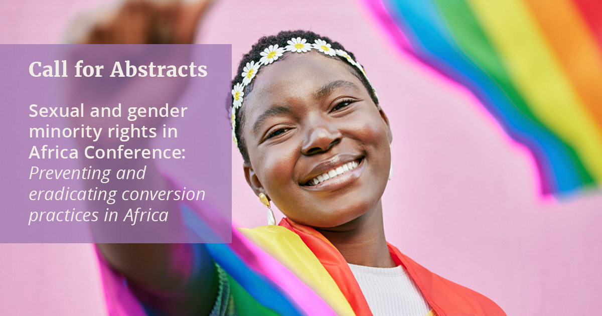 [Call for Abstracts]

<a href="/CHR_HumanRights/">CentreForHumanRights</a> is convening a hybrid conference on sexual and gender minority rights in Africa from 4 - 5 December 2024. 

🛑 Abstracts should be sent in English or French with a word length of 400-450 words in MS Word format.

chr.up.ac.za/sogiesc-news/3…