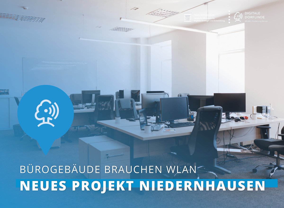 𝐍𝐞𝐮𝐞 𝐖𝐨𝐜𝐡𝐞 - 𝐧𝐞𝐮𝐞𝐬 𝐏𝐫𝐨𝐣𝐞𝐤𝐭 🙌🛜 Diesmal zieht es uns in die Gemeinde Niedernhausen, wo ein Bürogebäude mit WLAN versorgt wird.
