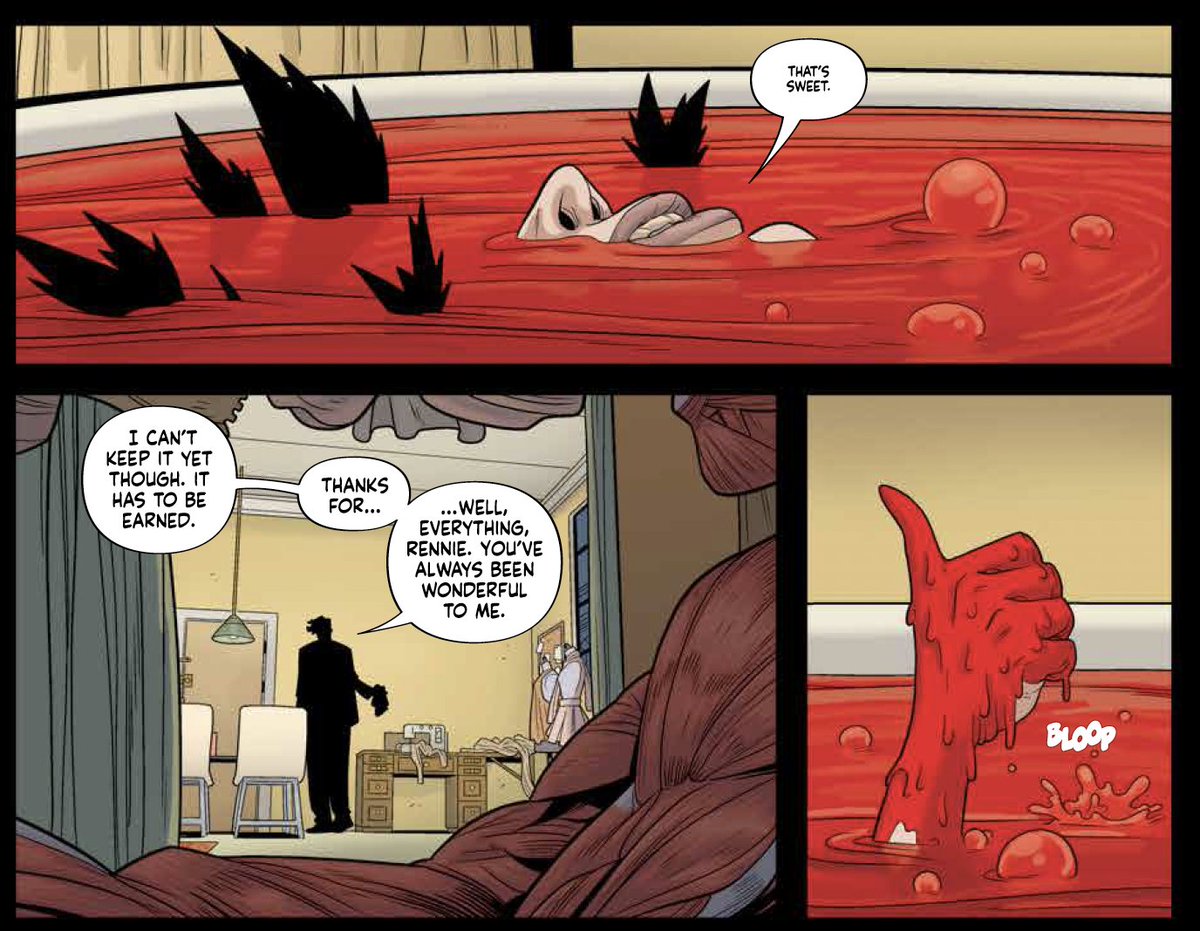 12GaugeComics's tweet photo. Hey everyone.
It's Monday.
It's gonna be *great.*
Take a blood bath and dive into the week ๐๐ฉธ
#VinylComic by @Doug_Wagner, @DBH184, @Dragonmnky & @eDukeDW https://t.co/gzzhNE31dd https://t.co/b6SSLjJ5xf
