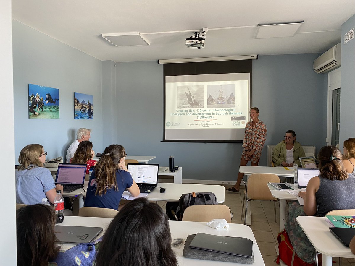 ruththurstan's tweet image. Fantastic talks by @MadisonBP, @RachelMWinter_ , Zoe Heard, Ismet Saygu and many others at the @maf_world @Q_MAREwg training school last week, on learning from the past for better understanding of #marine ecosystems today #shiftingbaselines @ExeterMarine @UniExeCEC @ProfCallum