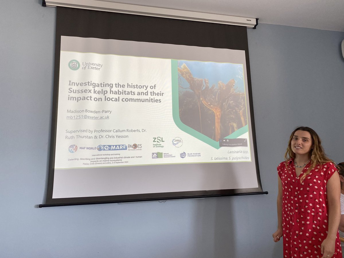 ruththurstan's tweet image. Fantastic talks by @MadisonBP, @RachelMWinter_ , Zoe Heard, Ismet Saygu and many others at the @maf_world @Q_MAREwg training school last week, on learning from the past for better understanding of #marine ecosystems today #shiftingbaselines @ExeterMarine @UniExeCEC @ProfCallum