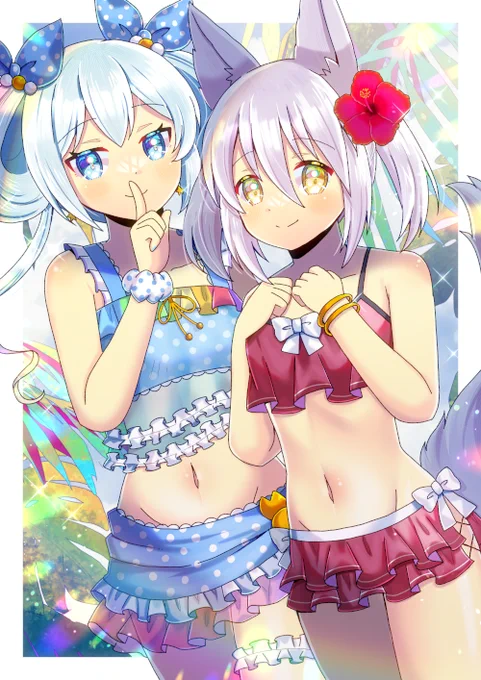  NONNKIさん29000名おめでとうございます参加させて頂きます～!女の子とかケモミミが特に好きで色々描いています宜しくお願いいたします! 