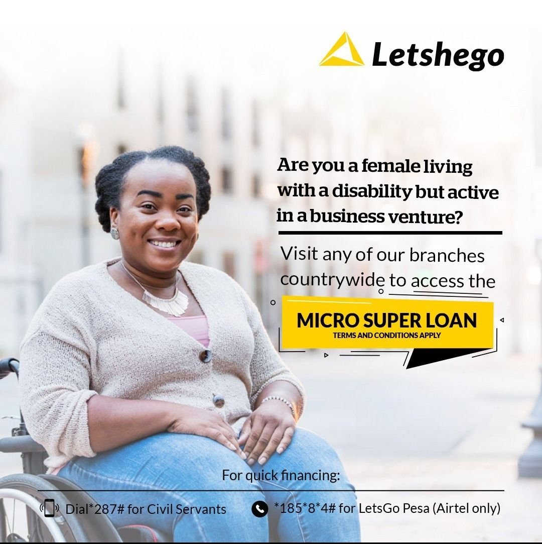 LetshegoUganda's tweet photo. #WOMEN take charge with our Micro Super Loan, designed specifically for entrepreneurial women aged 20-34 including those living with #disabilities and  in #refugee camps. 

Apply now and take the next step toward success! #WomenInBusiness #improvinglives #finances #EmpowerHer https://t.co/tv70nrhou6