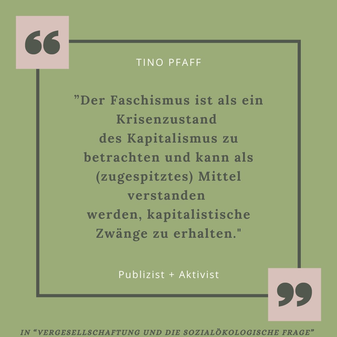 TinoPfaff's tweet image. Nur gemeinsam können wir den #Faschismus verhindern❗️ 

Formen der #Vergesellschaftung können dabei vielversprechend sein.

Erfahre mehr darüber im neuen #Vergesellschaftungsbuch.

👉startnext.com/vergesellschaf…

Unterstütze unser Buchprojekt durch einen Buchkauf oder eine Spende.📔