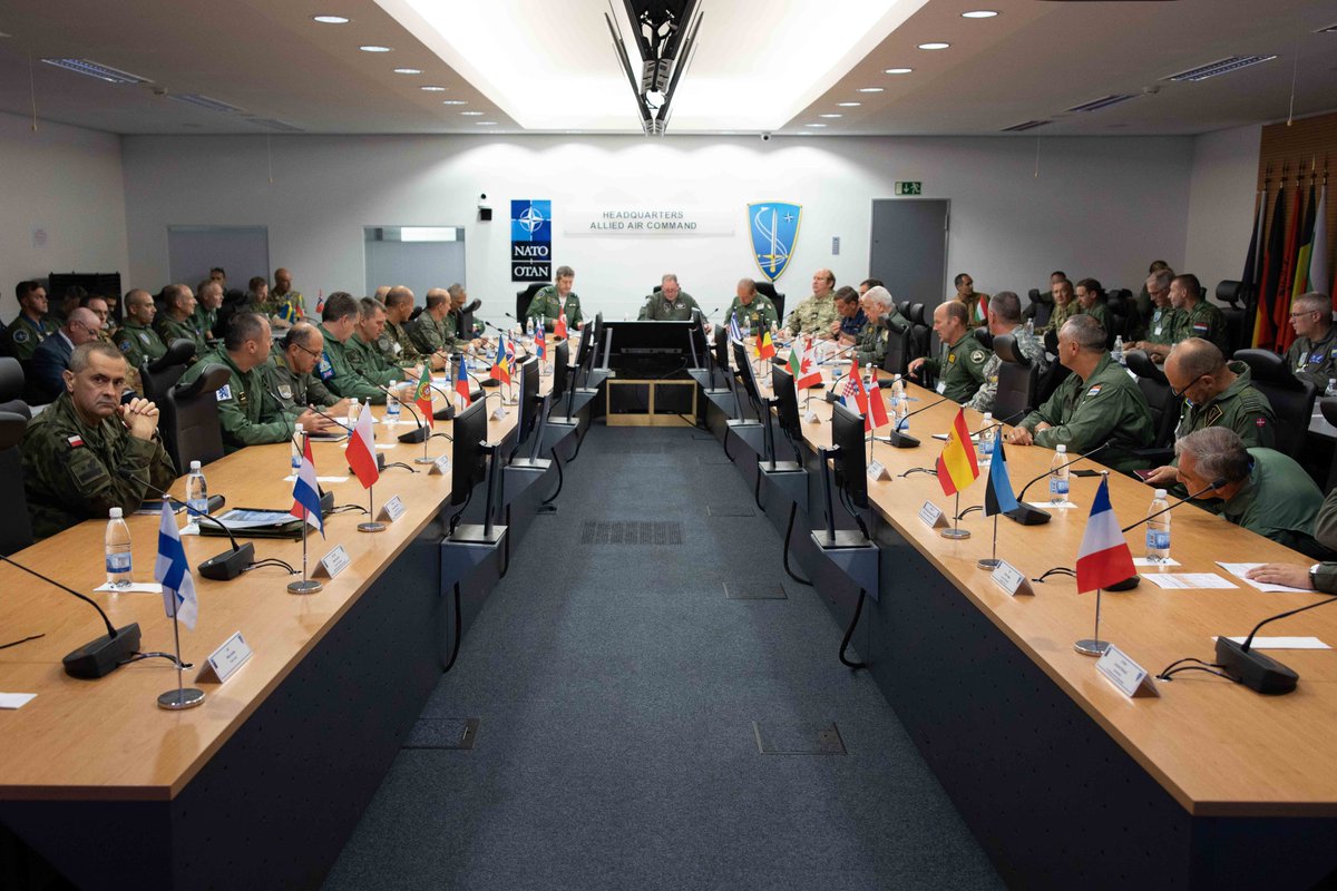 JsecNato's tweet photo. #JSEC was proudly represented by DCOM MG Dariusz Ryczkowski at NATO's #AIRCOM Commanders Conference. 
Key discussions centered on air power's future, A2AD, Integrated Air &amp; Missile Defense - aligning with JSEC's mission: #Enablement &amp; #Sustainment.

#WeAreNATO
📷 by @NATO_AIRCOM https://t.co/qW8jcD6S9Q