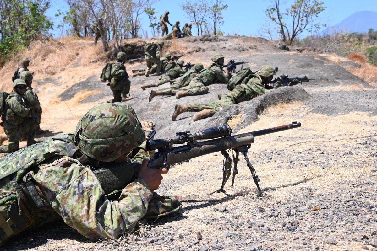 令和6年度米尼軍等との実動訓練⑥】 #第1空挺団 は、インドネシア(尼
