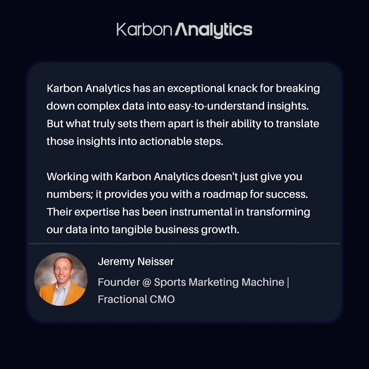 Karbon Analytics tweet media