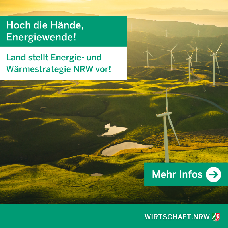 WirtschaftNRW's tweet photo. Energie- und Wärmewende zum Erfolg führen: ⚡🔥 Ministerin @monaneubaur hat heute die Energie- und Wärmestrategie der Landesregierung vorgestellt: „Wir packen die Energie- und Wärmewende an und gehen entschlossen in eine klimaneutrale Zukunft ohne fossile Energieträger.” 🌱🚀