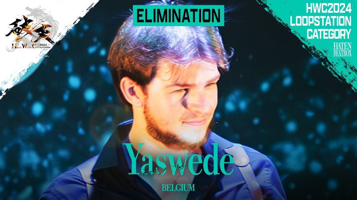 hatenbeatbox's tweet photo. Please join us for the premiere starting at 10 PM (JST) today on YouTube!

Yaswede 🇧🇪 | HATEN WORLD CHAMPIONSHIP 2024 | Loopstation Elimination | HWC2024

本日9月9日の22時からプレミア公開いたします！皆様是非ご覧ください！チャンネル登録よろしくお願いします📺
https://t.co/S0R69qwcrC