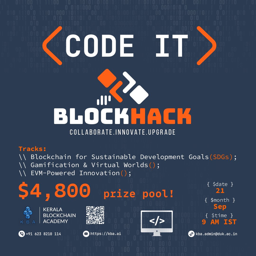 Kerala Blockchain Academy tweet media