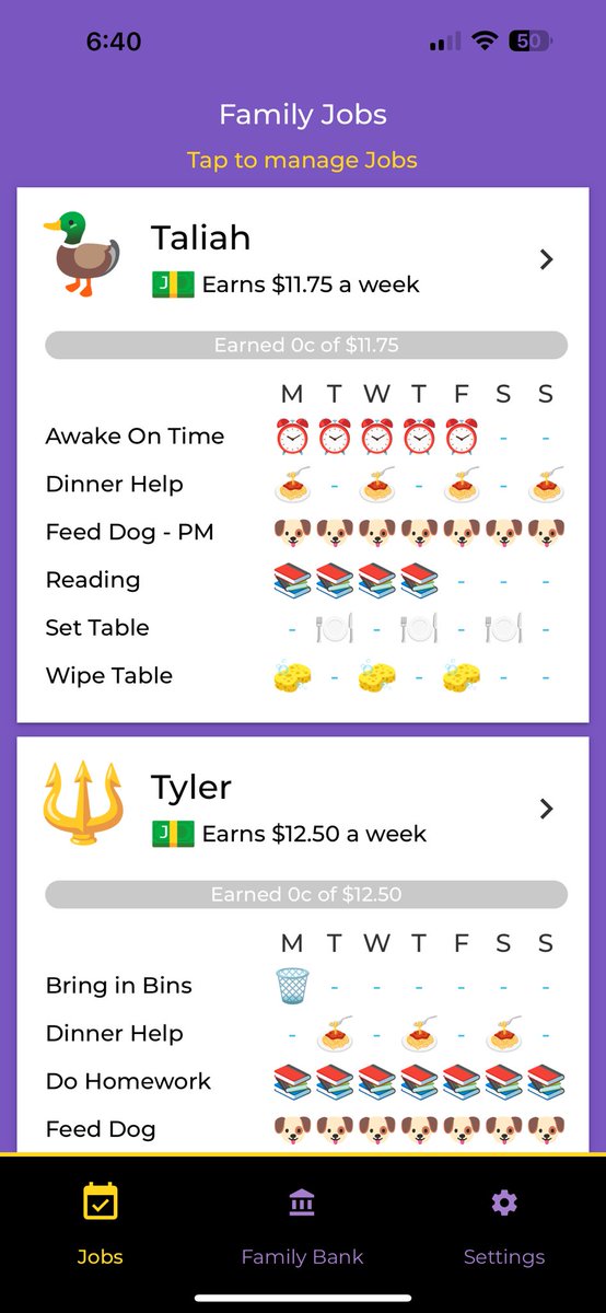 JobucksApp's tweet image. Will our kids earn all of their money this week?!