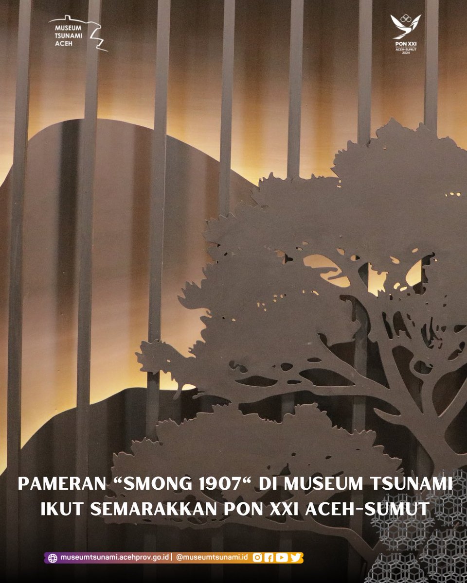 museumtsunamiid's tweet photo. Dalam rangka memeriahkan pelaksanaan Pekan Olahraga Nasional (PON) XXI Aceh-Sumut, Pemerintah Aceh menyuguhkan 21 kegiatan yang dikemas dengan event akbar Aceh Festival 2024.
#museumtsunami https://t.co/MWM1Q9DpBc