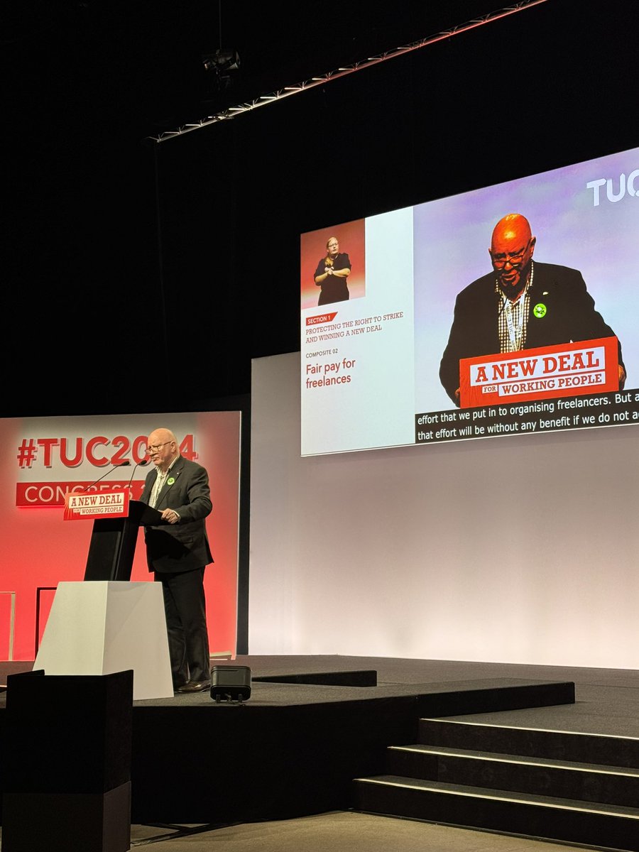 “Exposure doesn’t pay the bills.” <a href="/NUJofficial/">NUJ</a> 
pay freelancers what they’re due 
#TUC2024 #TUC24