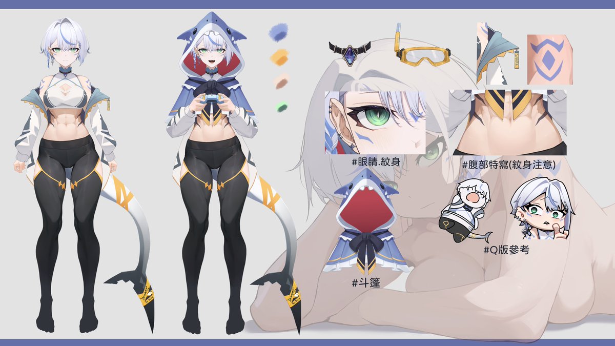 🎨鯊目沙 vtuber準備中 tweet media