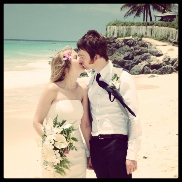 Wedding anniversary… slightly better weather back then ☀️