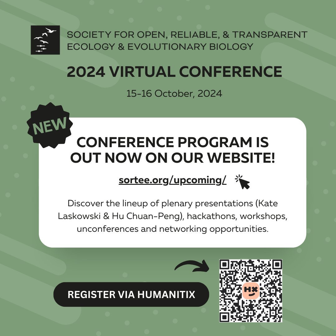 📷 Join us for the fourth SORTEE Conference 2024 (15-16 Oct)!

Check out the Conference Program and register here: sortee.org/upcoming

The conference is FREE for members, so consider joining us! sortee.org/join