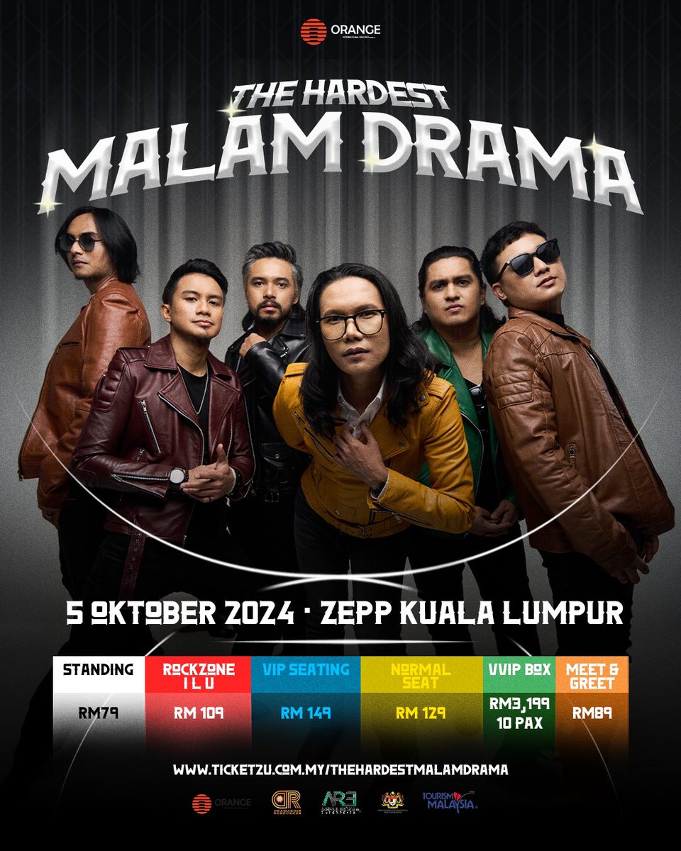 DramaBandMY's tweet photo. Nak tgk dpn2 #dramabois gile2 on stage? First time ni nak buat big scale concert! Tix starting RM 79 je guys! Boleh tekan link kat bwh utk beli tix

https://t.co/fP7RRa8HVl https://t.co/tyadTQsUB6