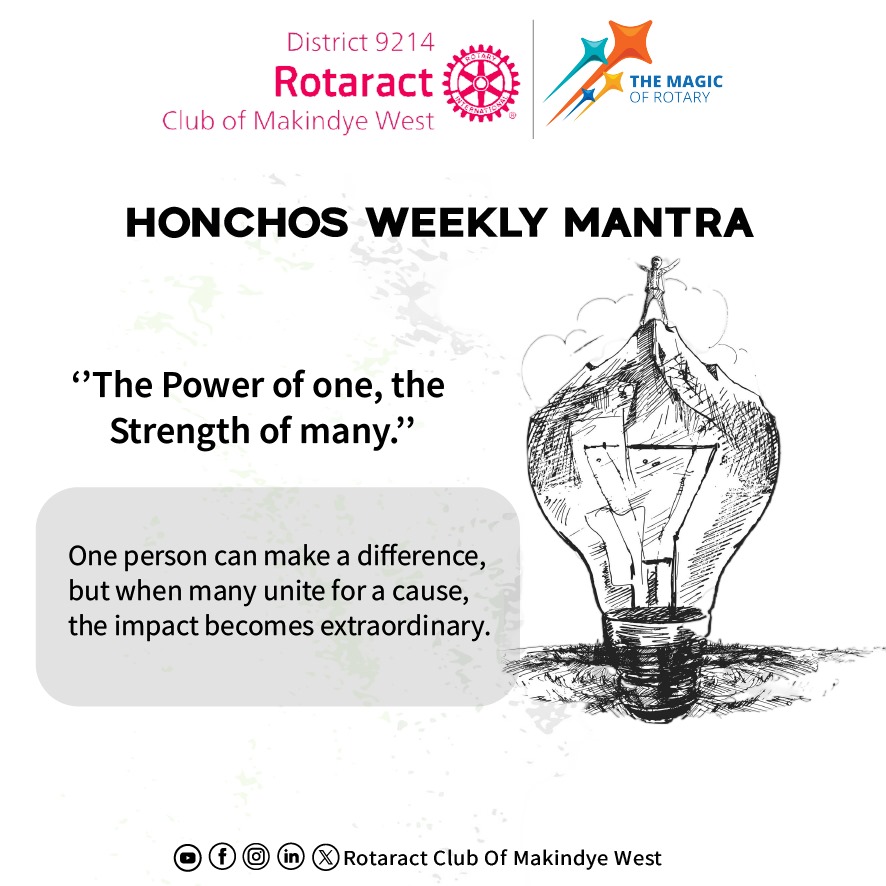 RCTmakindyeWest's tweet photo. ๐ This week, letโs be driven by the energies of synergy! ๐
Together, united as one, we can make a greater impact! ๐๐ช๐ฝ Letโs harness our collective power to create something truly magical. โจ๐ซ
#HonchoSummit ๐ | #Honcho๐ฟ | #MagicTimes ๐ https://t.co/v3u84858s4