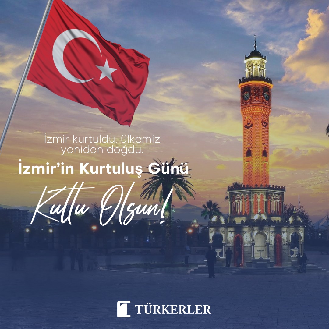 Tarihimizin sıra dışı dönüşümünün mihenk taşı güzel kentimiz İzmir’in kurtuluş günü kutlu olsun! Bu uğurda kaybettiğimiz tüm kahramanlarımızı saygı ve minnetle anıyoruz.

#türkerler #türkerlerholding #9eylülizmirinkurtuluşgünü #9eylül