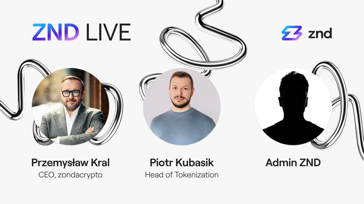 ZND_co's tweet photo. Announcing the AMA LIVE before the $ZND Public Sale 2! 🎙️ 🇵🇱

Join us for a live AMA with:
🔹 Piotr Kubasik - Head of Tokenization
🔹 Przemysław Kral - CEO of zondacrypto
🔹 Admin ZND

When?
September 11 at 4:30 PM CEST
Where?
ZND Telegram - https://t.co/Y1kKsfougV

Write your questions in the comments! And of course, our live session wouldn’t be complete without some exciting contests!

Don’t miss out—make sure you’re there! 🎉