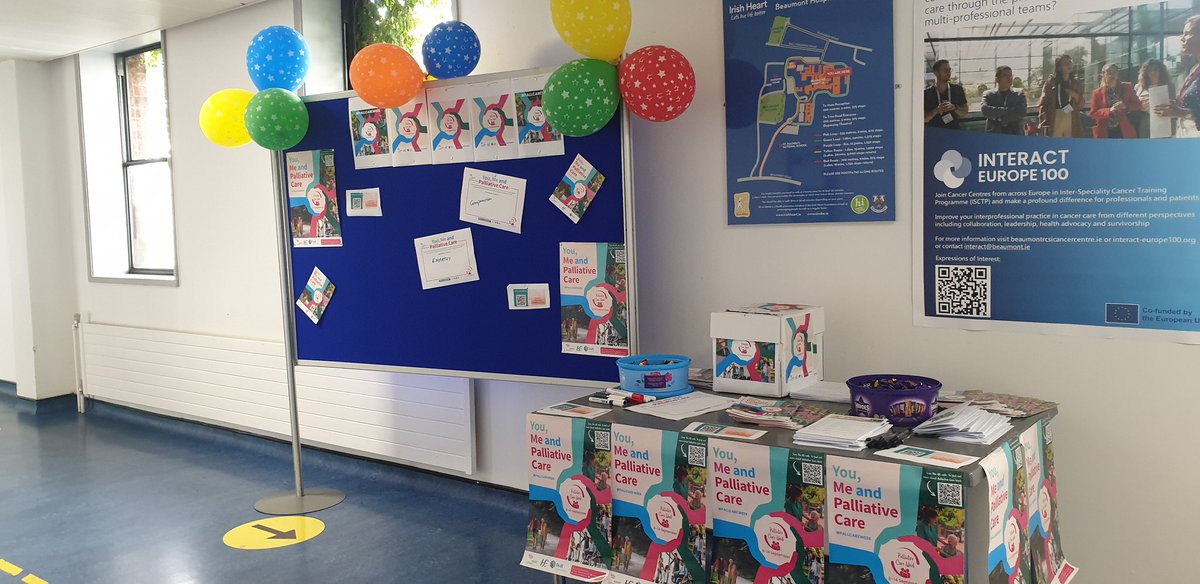 And we're off! Palliative Care Week <a href="/Beaumont_Dublin/">Beaumont Hospital</a>. 
Come and visit our stand at the staff canteen <a href="/CancerCentreIre/">Beaumont RCSI Cancer Centre</a> @connolly_sinead <a href="/socworkbeaumont/">Beaumont Hospital Social Work Department</a>