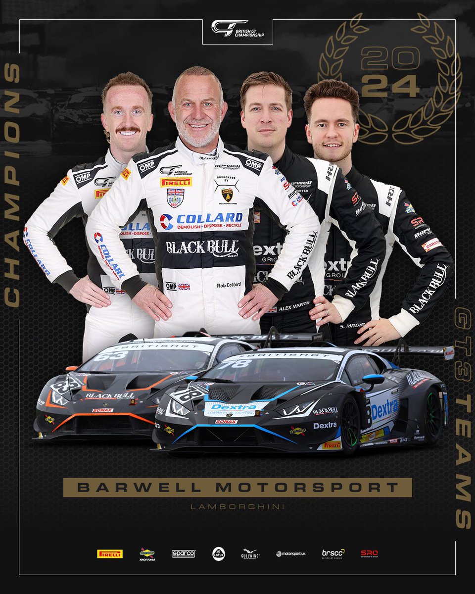 BarwellMotorSpt's tweet image. Waking up as British GT Champions… you can’t beat that feeling.

What. A. Team! ❤️