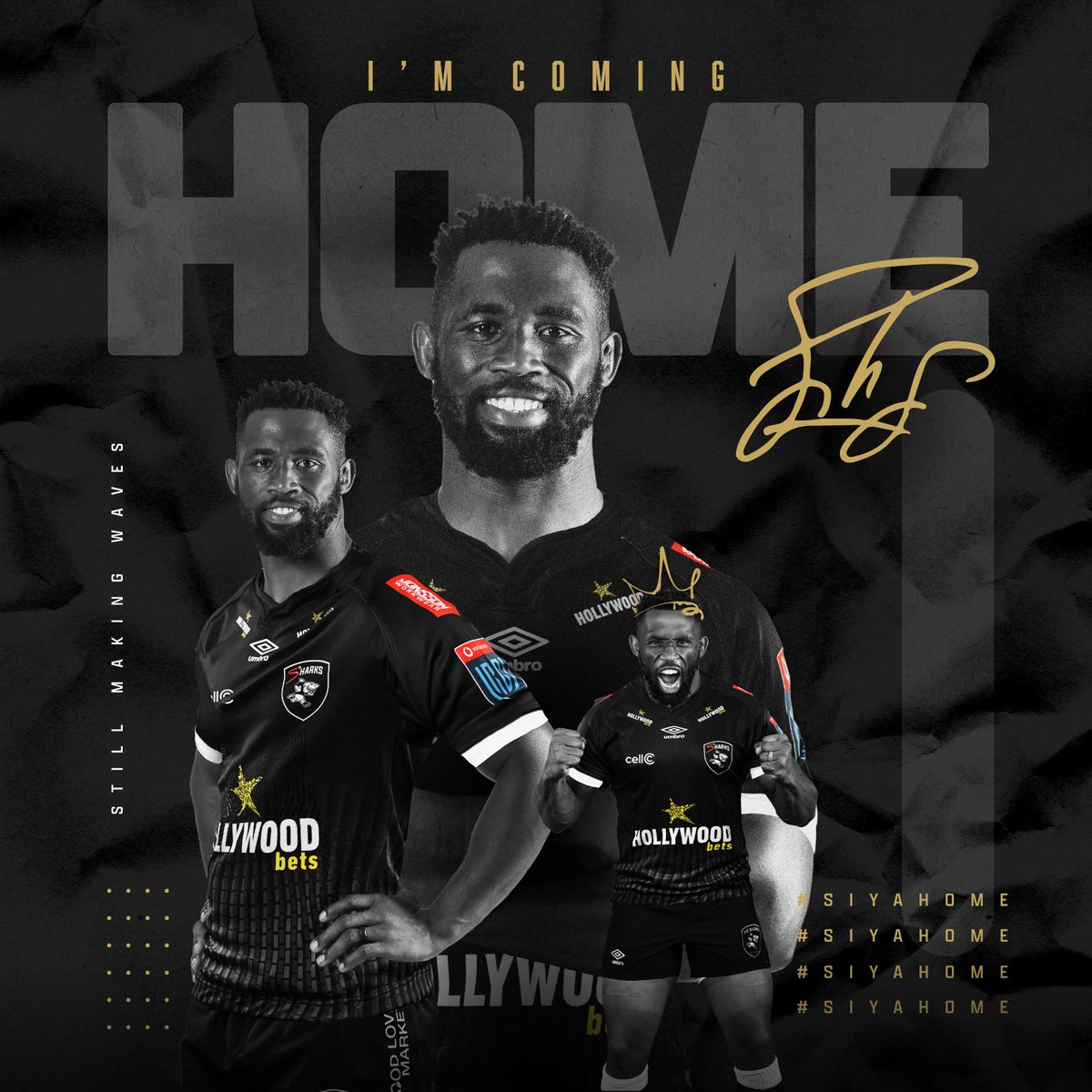The homecoming we’ve all been waiting for! Welcoming our back-to-back RWC Bok captain, Siya Kolisi, to Hollywoodbets Kings Park 🖤

Read full media release on rb.gy/h8q7kd